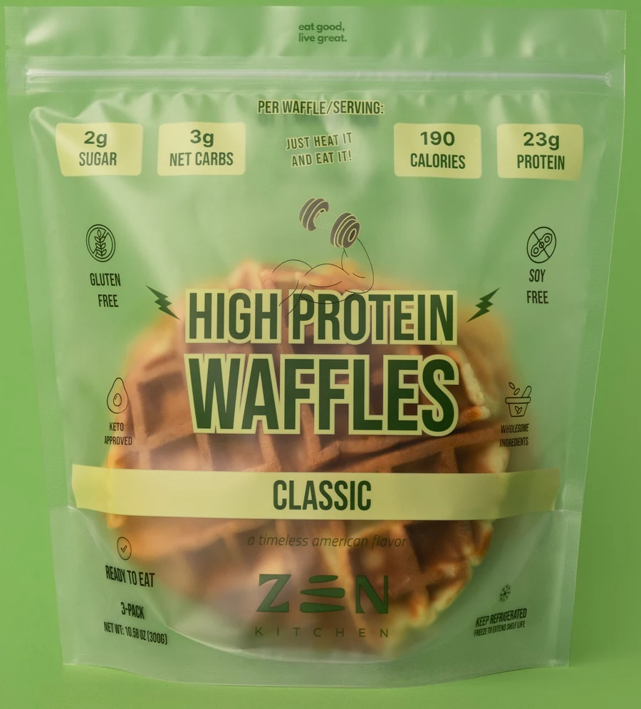 Zen Classic protein waffle pack